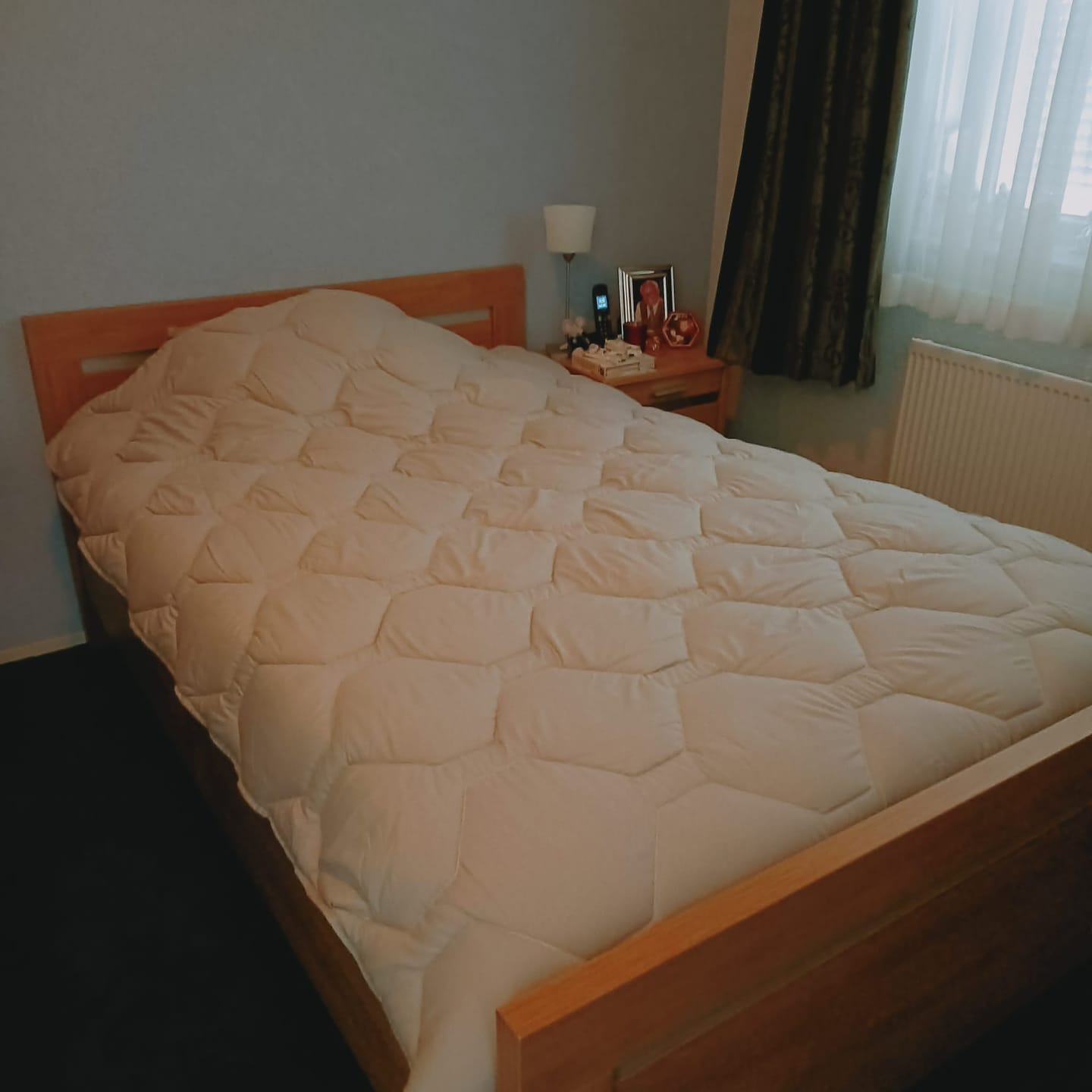 Customer photo review of Bed in a bag 2-in-1 Teddy Iced Coffee Taupe