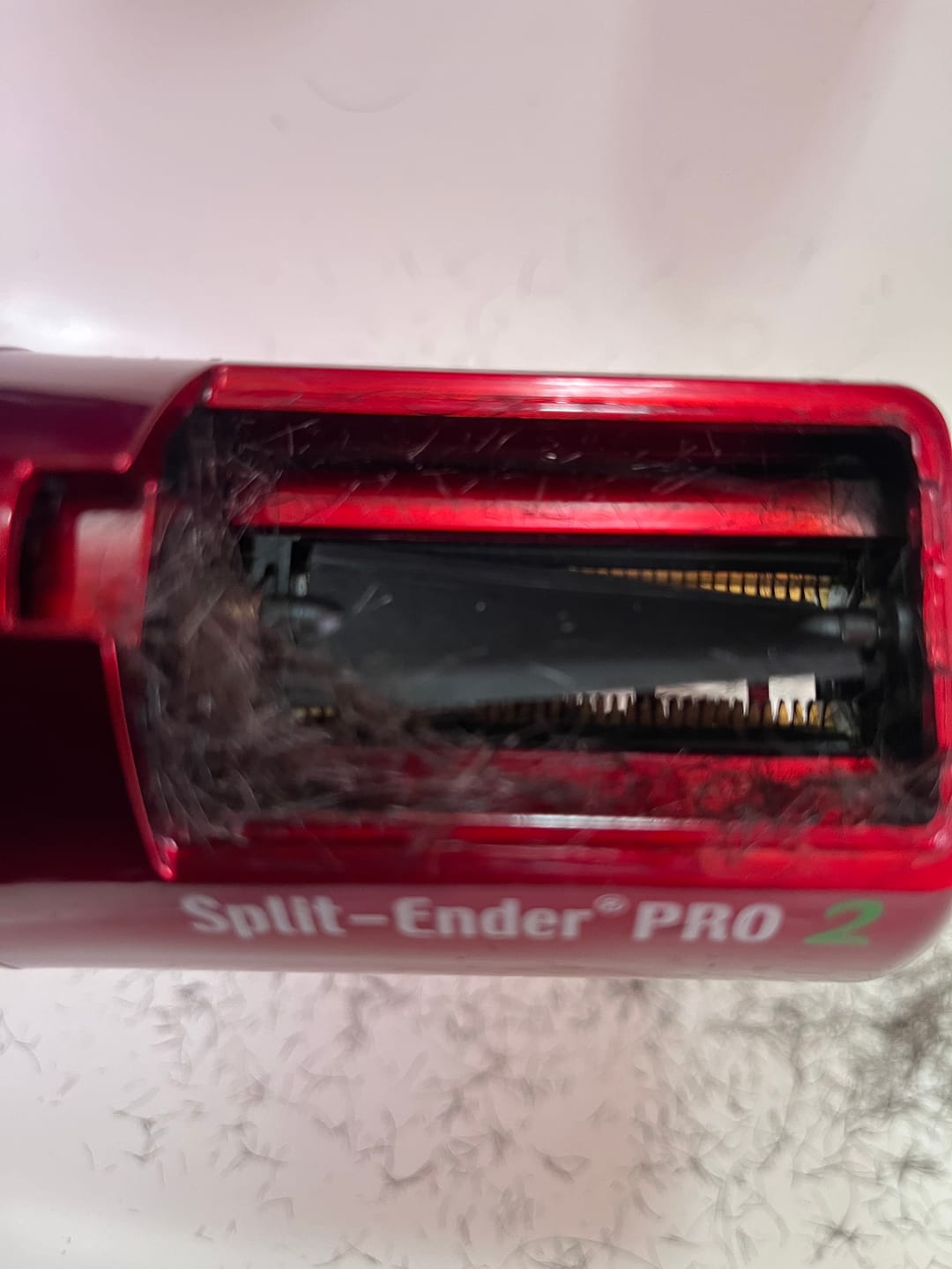 Customer photo review of Split Ender Pro 2 - Automatic Rechargeable Split End Hair Trimmer