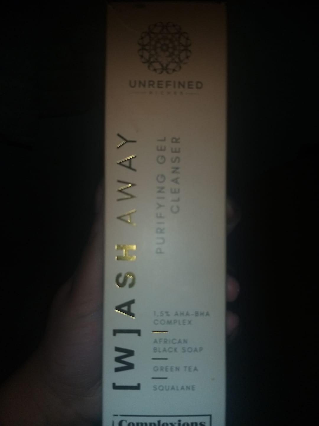 Customer photo review of [W]ASH AWAY - Purifying Gel Cleanser