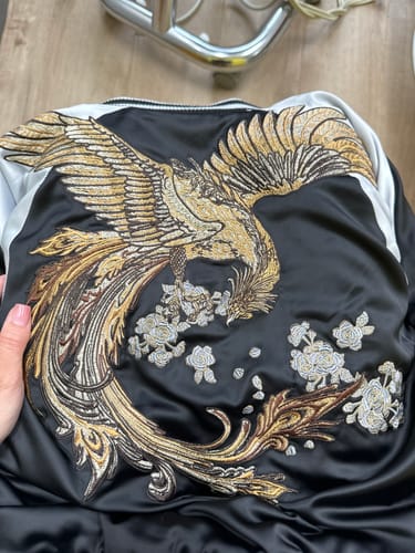 Customer photo review of Phoenix Sukajan Souvenir Jacket for Kids