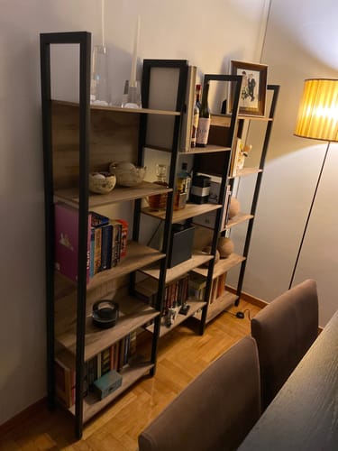 Customer photo review of Μεγάλη Βιβλιοθήκη Ράφι για Σαλόνι Γραφείο LL-S107K01