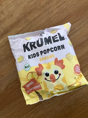 Customer photo review of Bio Kids Popcorn Banane - MHD: 05.05.24