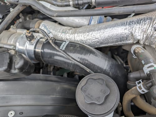Customer photo review of 2011-2016 Powerstroke Intercooler Pipe Fix (IPF67F)
