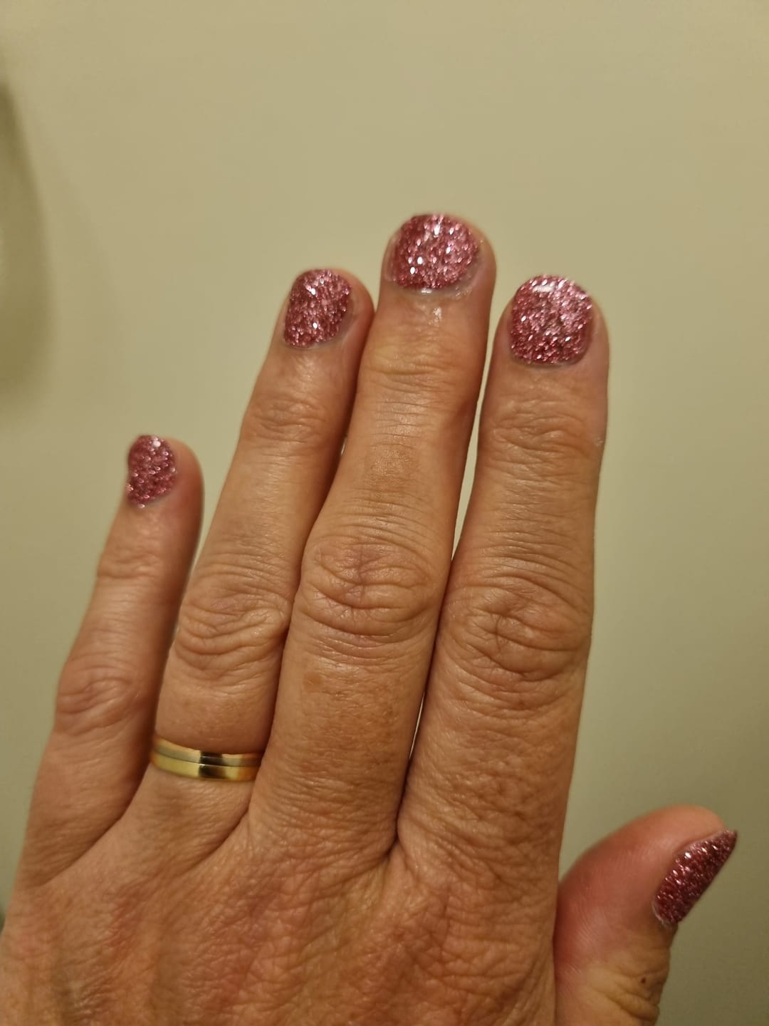 Customer photo review of Pink Lemonade Dipping Powder