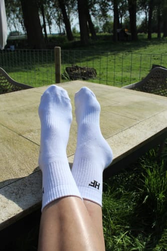 Customer photo review of Classic Comfort Socks