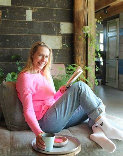 Customer photo review of Classic Comfort Socks