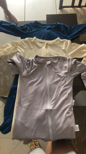 Customer photo review of Bamboo Fiber Unisex Long Sleeve Jumpsuit