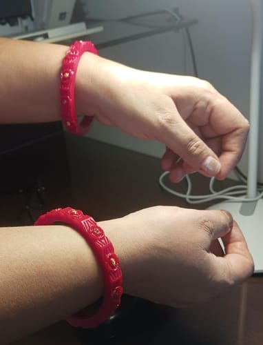 Customer photo review of Red - Wonderful Charm 916 22K