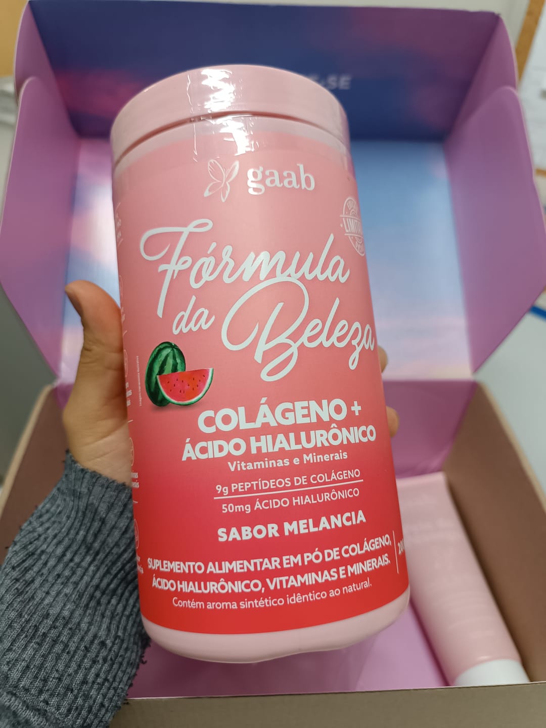 Customer photo review of Fórmula da Beleza