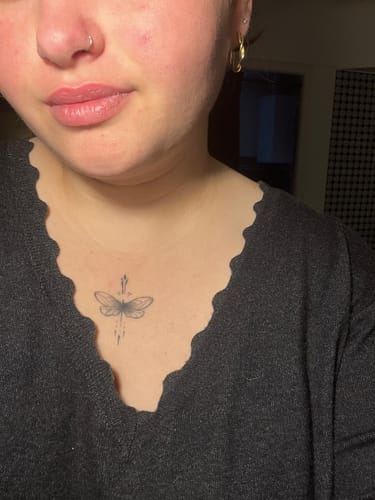 Customer photo review of Piercing au nez Anne