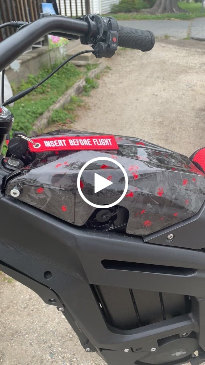 Customer video review of Talaria Carbon Battery Lid