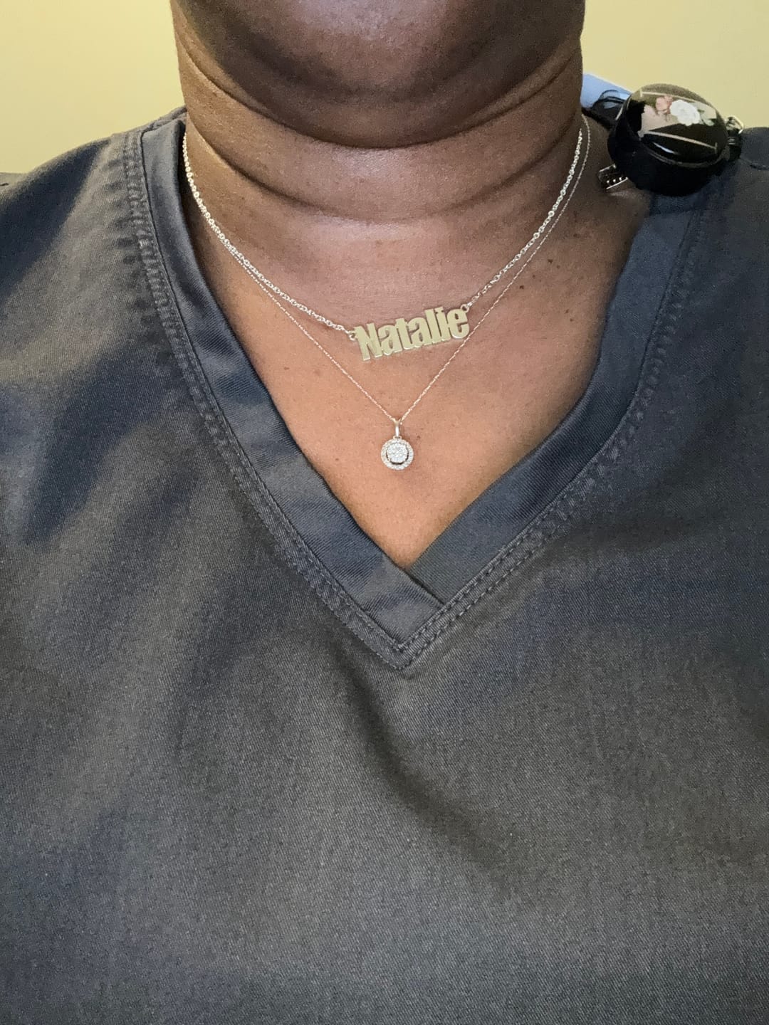 Customer photo review of Personalized Name Necklace