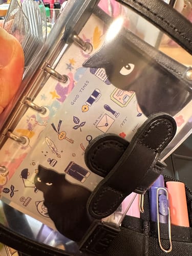 Customer photo review of Black Cat Magnetic Bookmark - Set of 6