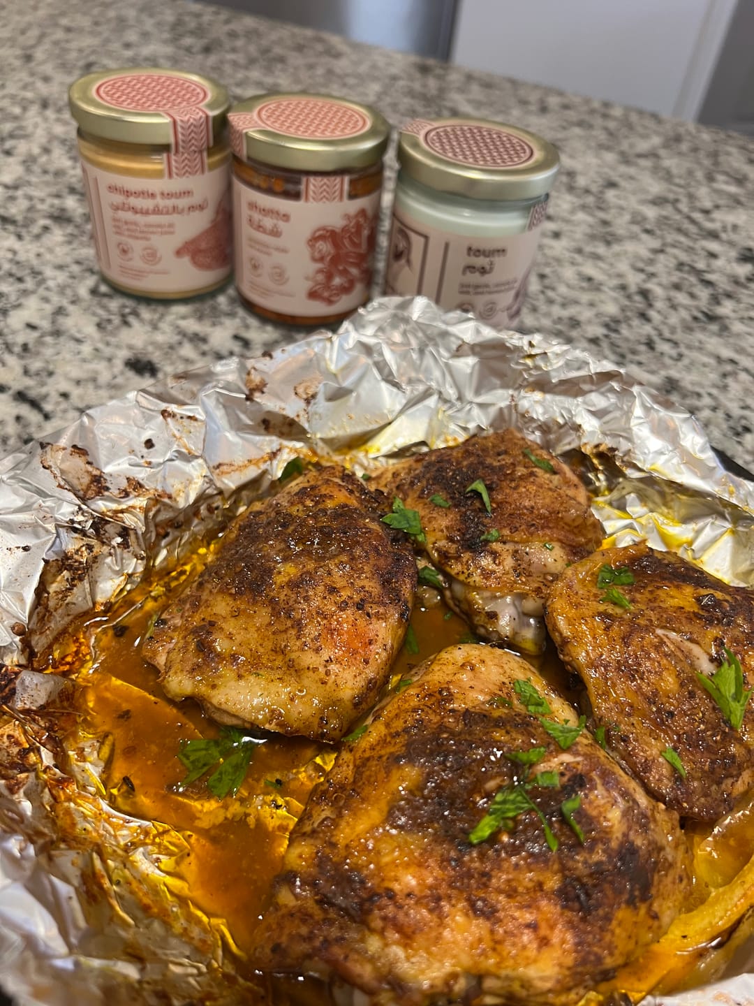 Customer photo review of sauce trio