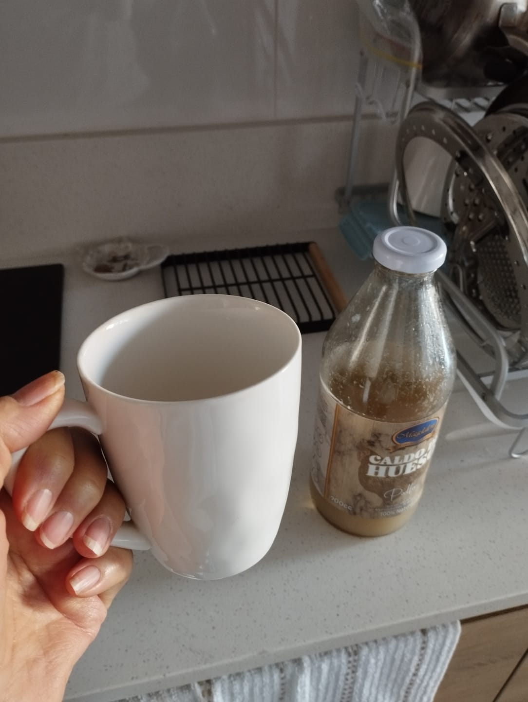 Customer photo review of Caldo de hueso