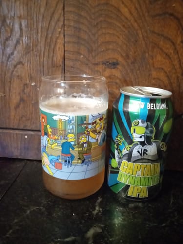 Customer photo review of “Moe's Tavern” 16oz glass