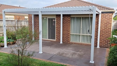 Customer photo review of Waihi 3.1 x 6m Louvre Roof Aluminium Pergola