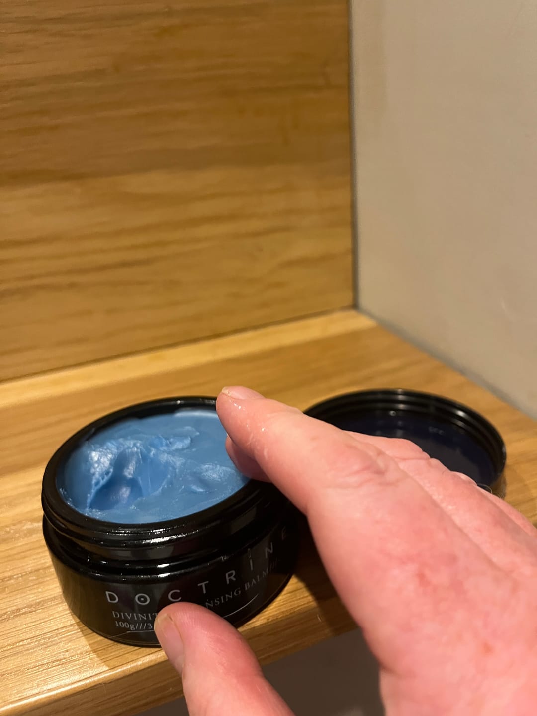Customer photo review of Divinity Cleansing Balm