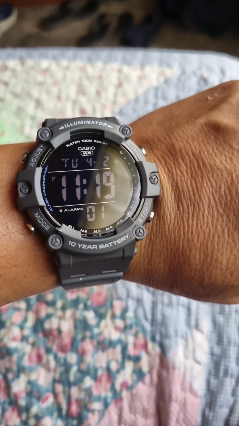 Customer photo review of Reloj Casio Vintage LW-204-1BDF Negro Pantalla Negativa