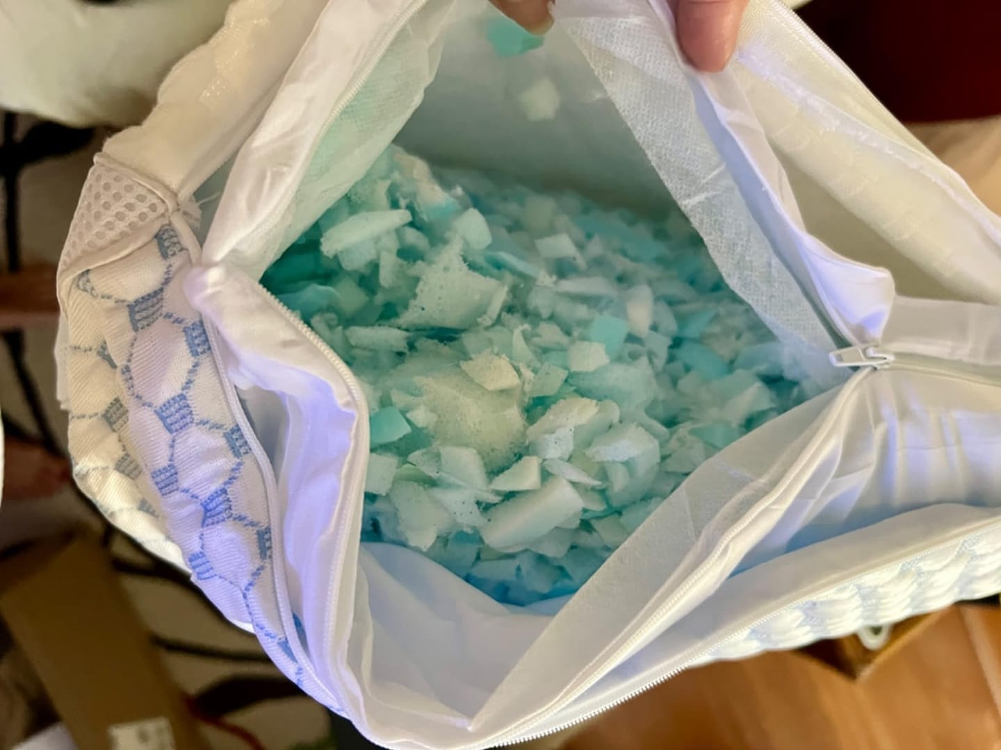 Customer photo review of LuxPillow - Perfekt søvn hver eneste dag