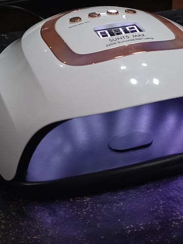 Customer photo review of SUN T5 MAX-Lámpara LED UV para secado de uñas, 114W, 57 LED, para manicura