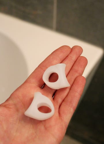 Customer photo review of HF Big Toe Separator – For Daily Comfort & Gentle Toe Separation