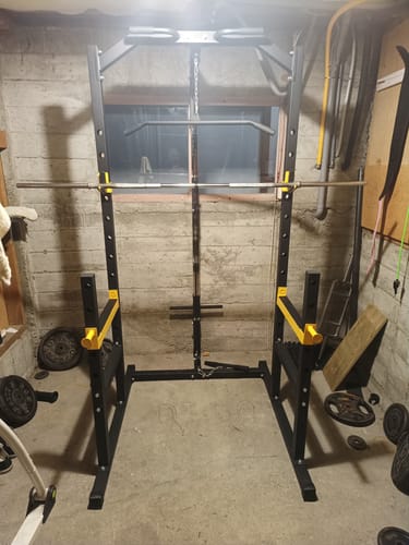 Customer photo review of Multi Functional Squat Rack With Lat Machine