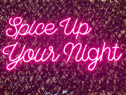 Customer photo review of Custom Neon Signs