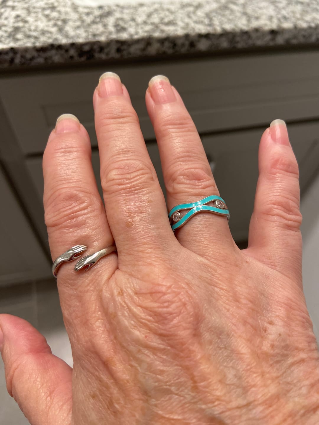 Customer photo review of The Hug From Heaven | Custom S925 Ring