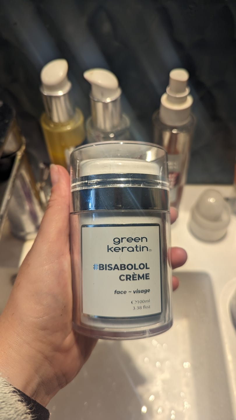 Customer photo review of BISABOLOL Crème Régénérante Pour Le Visage