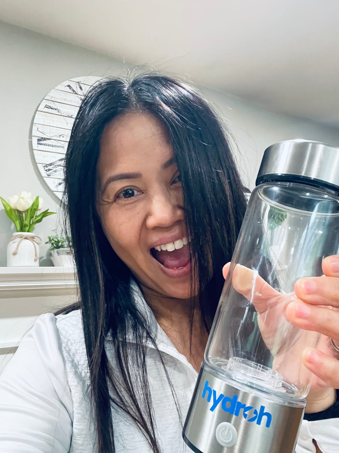 Customer photo review of Hydrogen Water Bottle