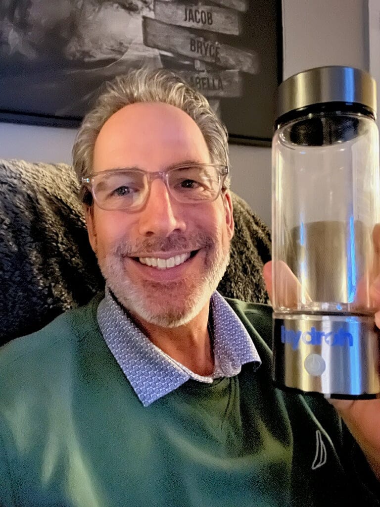 Customer photo review of Hydrogen Water Bottle