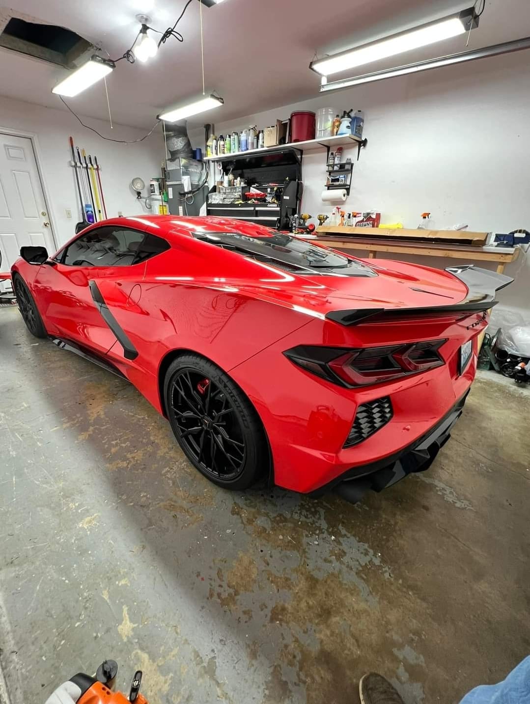 Customer photo review of Chevrolet Corvette C8 Z06 Visible Rear Ducktail Spoiler