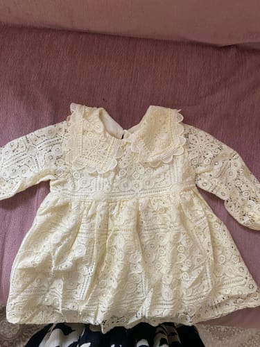 Customer photo review of Long Sleeve Lace Dress
