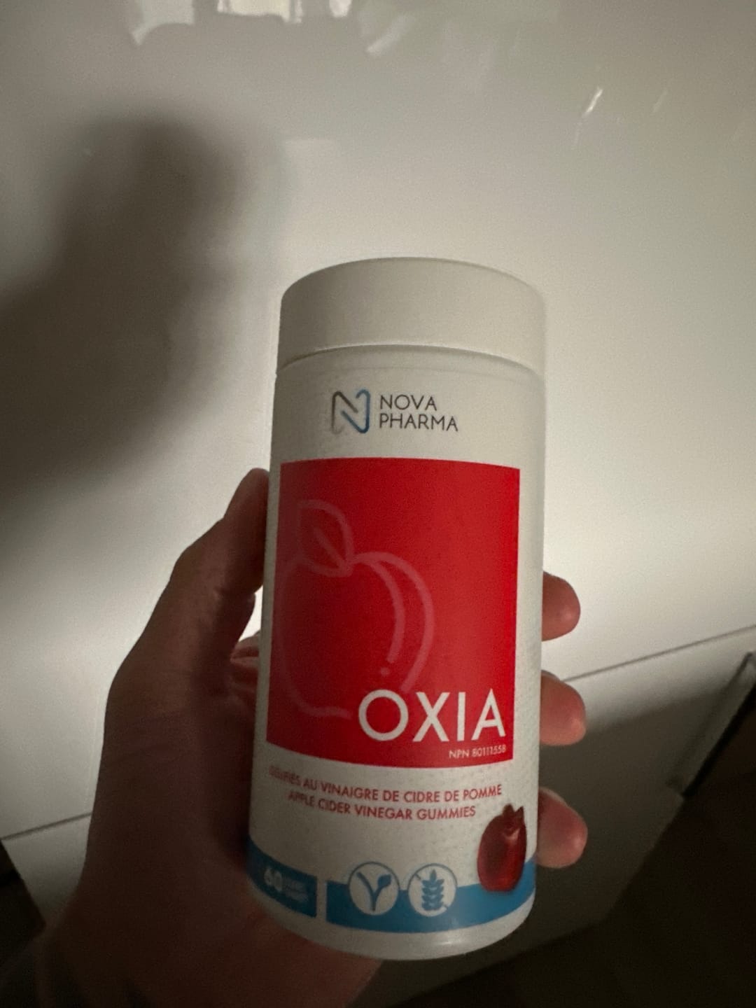 Customer photo review of Nova Pharma - Oxia Vinaigre de cidre de pomme (60 jujubes)