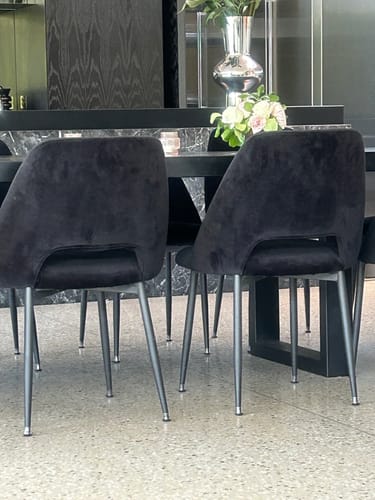 Customer photo review of Groovy Chair Leg Protector Glides - 48x Pack