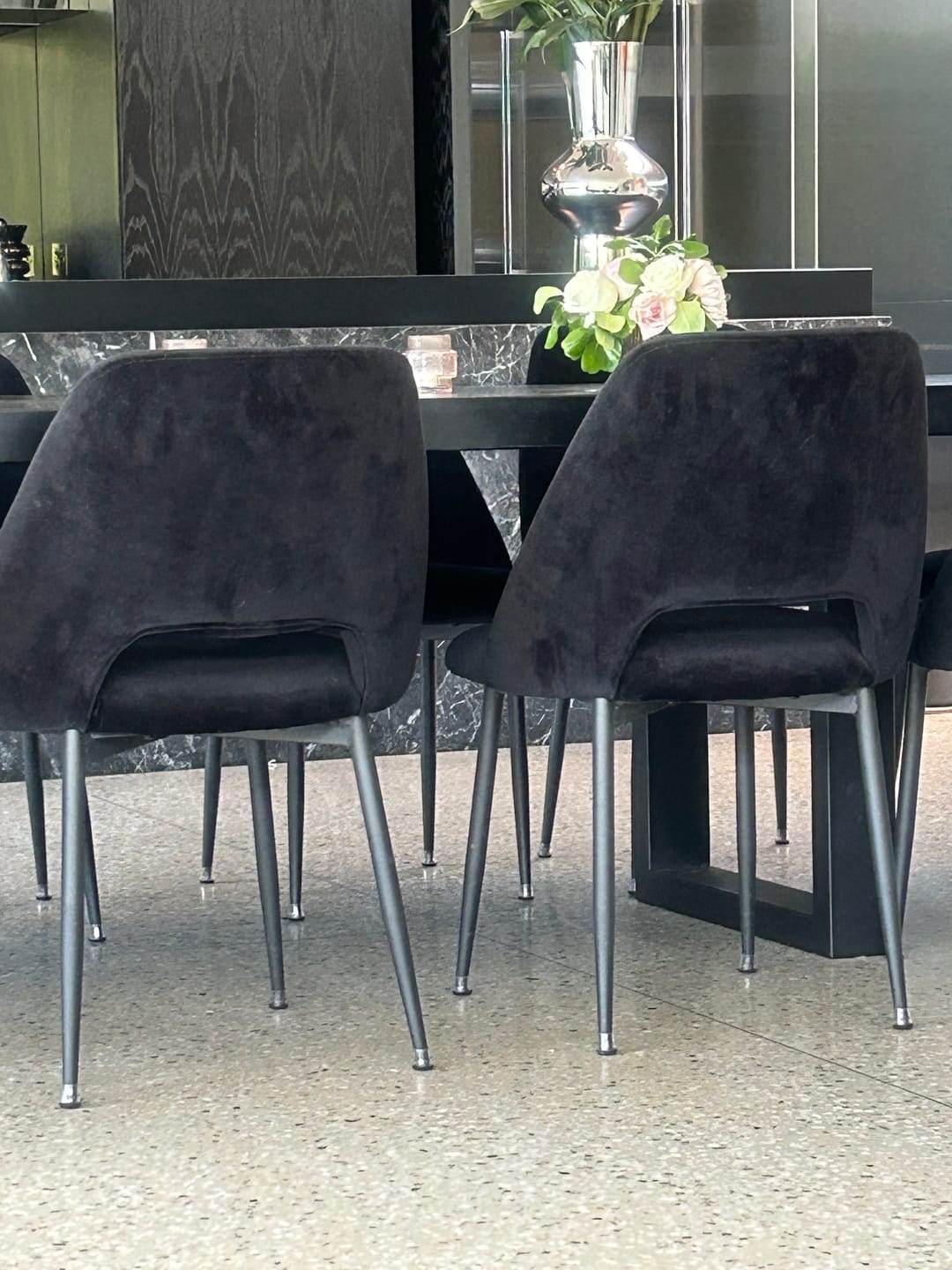 Customer photo review of Groovy Chair Leg Protector Glides - 48x Pack