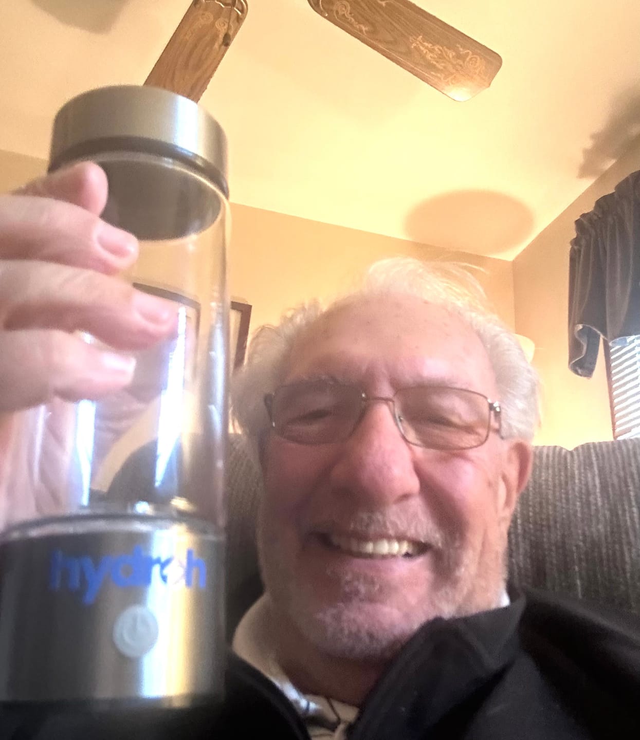 Customer photo review of Hydrogen Water Bottle