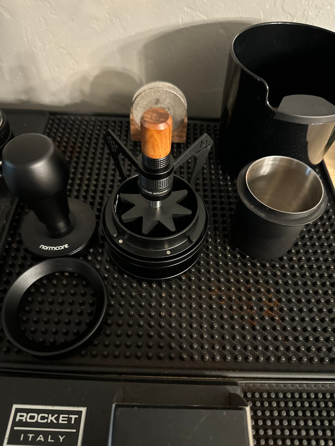 Customer photo review of Geared Spinning WDT Tool - Espresso Distribution - MUVNA