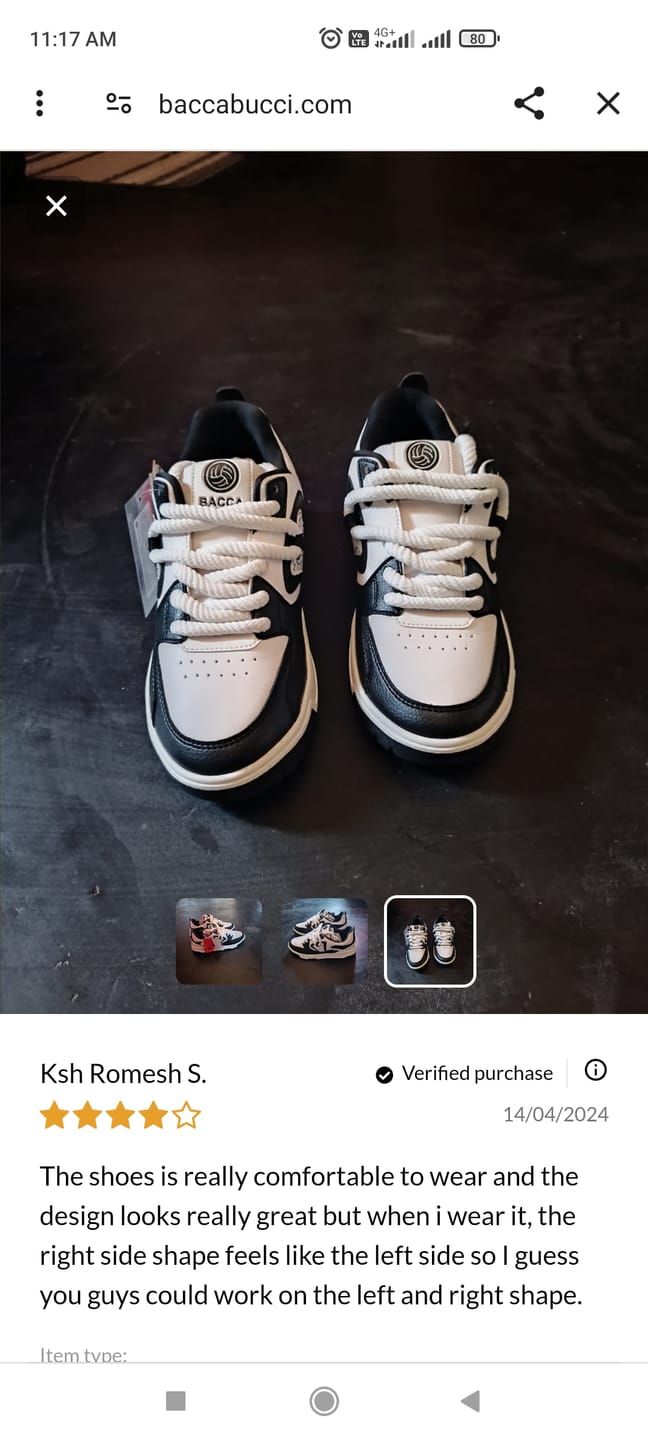 Customer photo review of Bacca Bucci Stride Eclipse