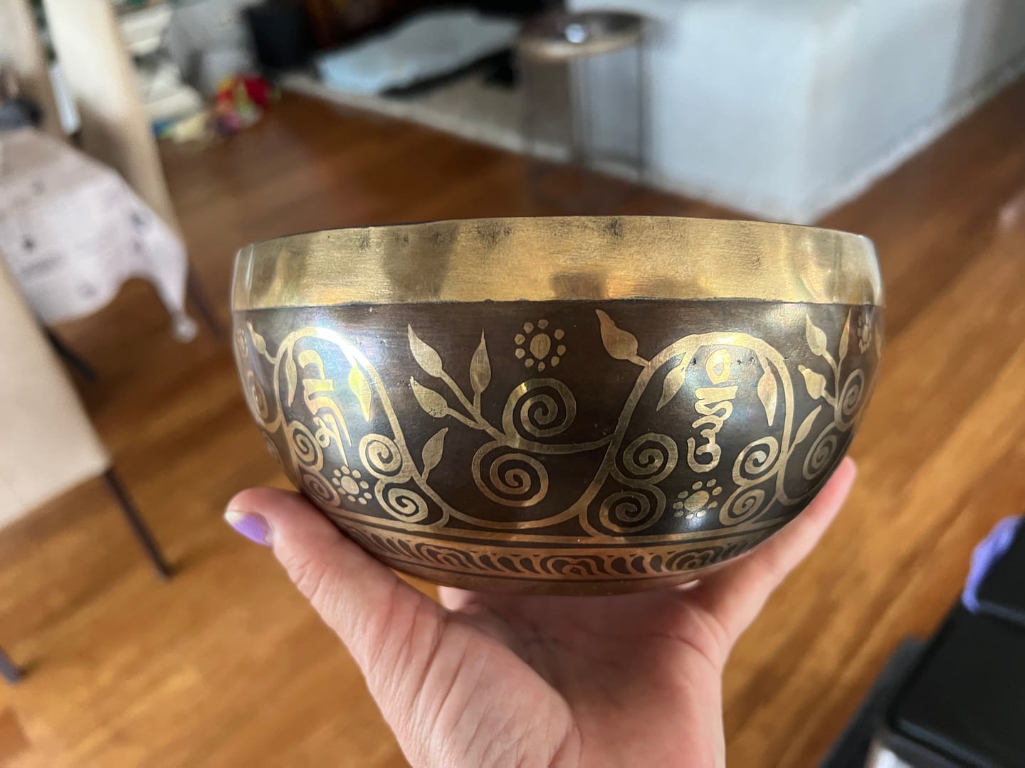 Customer photo review of Tree of Life Singing Bowl