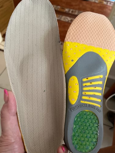 Customer photo review of Ortopéd Pro Talpbetét Plantar Fasciitis Enyhítésére