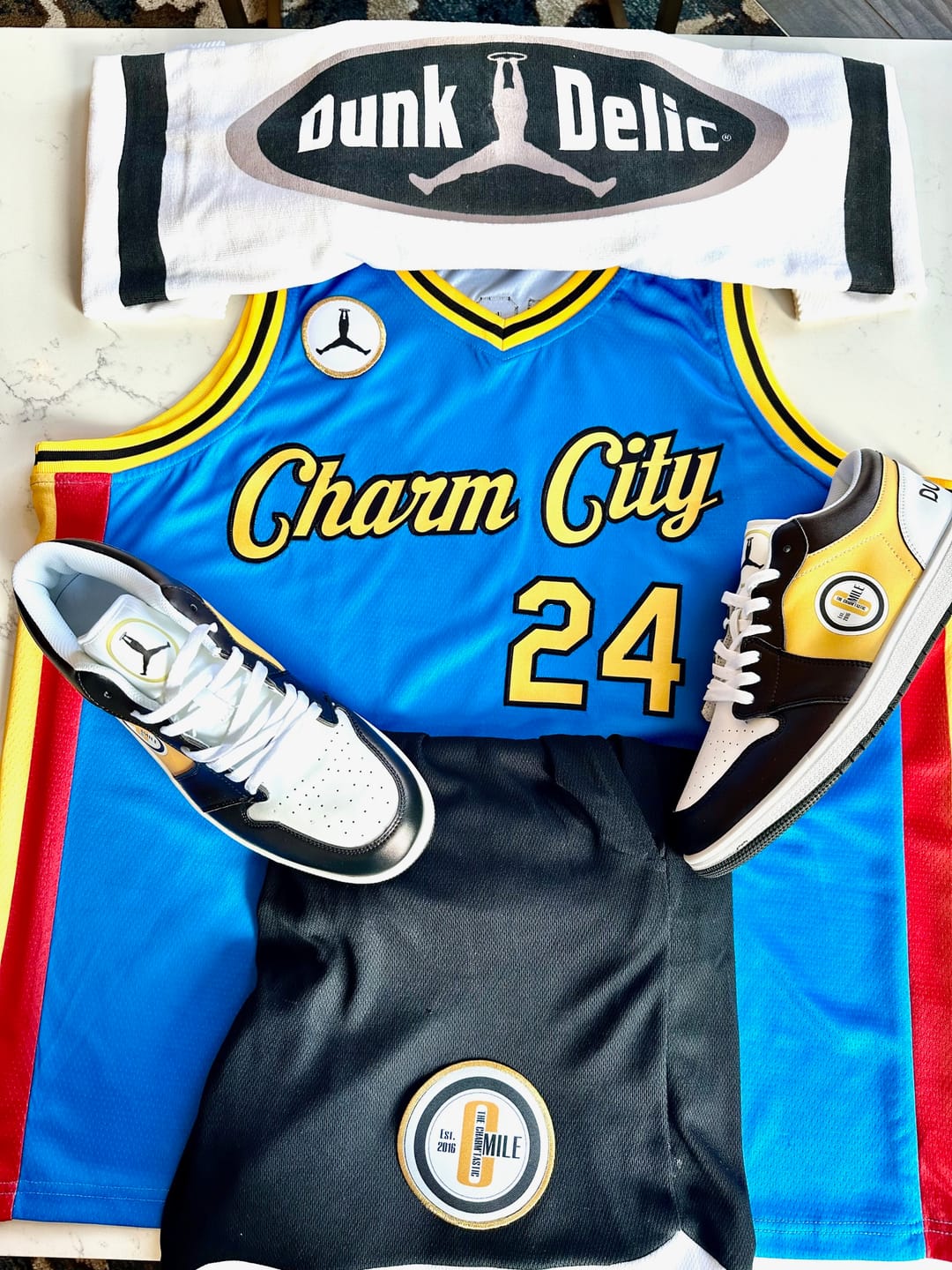 Customer photo review of Custom Company Promo Gifts, custom business gifts Personalized Sneakers, Custom Sneakers, Put name or business name on it, AJ1-C03200