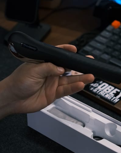Customer photo review of Achedaway Mini Scraper：On-the-Go heated muscle scraping tool
