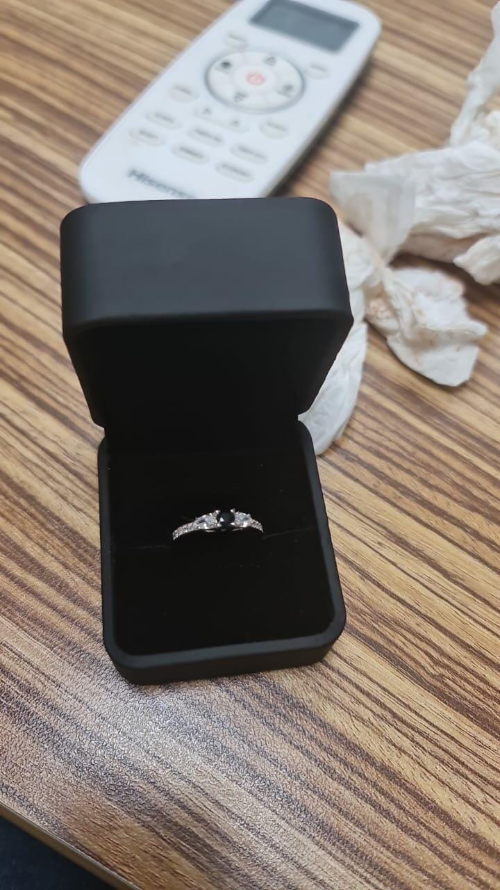 Customer photo review of SAPPHIRE OCEAN RING