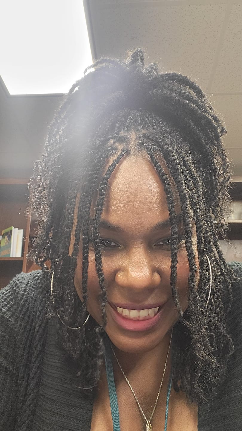 Customer photo review of Afro Kinky Bulk Human Hair for Making Dreadlocks