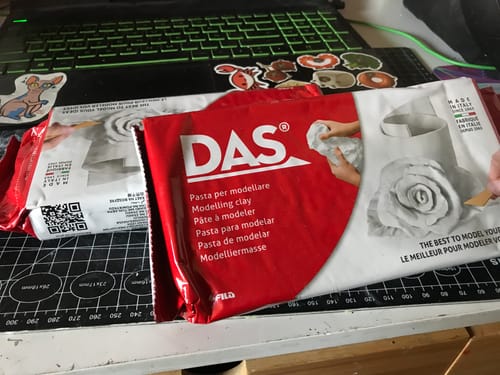 Customer photo review of Das - Pasta para Modelar Blanca