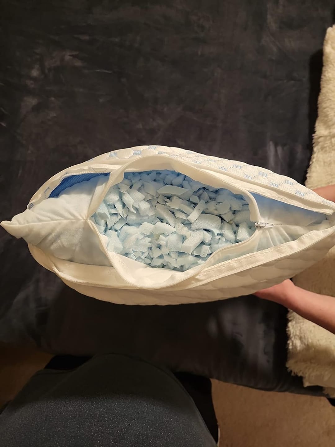 Customer photo review of LuxPillow - Perfekt søvn hver eneste dag