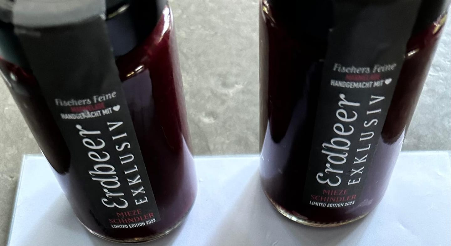 Customer photo review of Erdbeerfruchtaufstrich Mieze Schindler