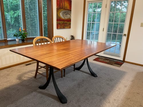 Customer photo review of Furniture Legs 421 Xeni 28H Metal with X-shape Dining Furniture